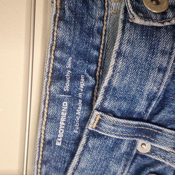 Adriano Goldschied Ex Boyfriend slouchy slim mid wash jeans Size 28 - Picture 5 of 14